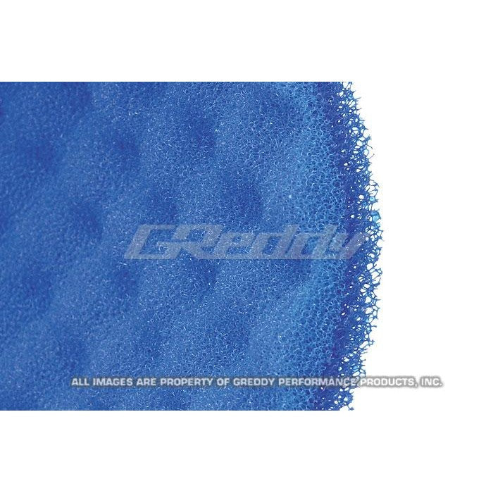 Blue GReddy Airinx AY-MB replacement foam air filter element for intake systems.
