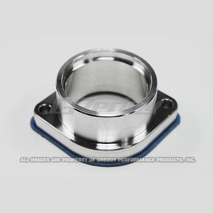 GReddy aluminum weld-on blow-off valve mounting flange for custom intercooler piping