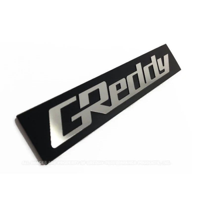Authentic GReddy logo badge for Nissan 180SX intake manifold surge tank.