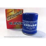 GReddy OX-05 high-performance spin-on sport oil filter for Honda, Mitsubishi, and Mazda engines.