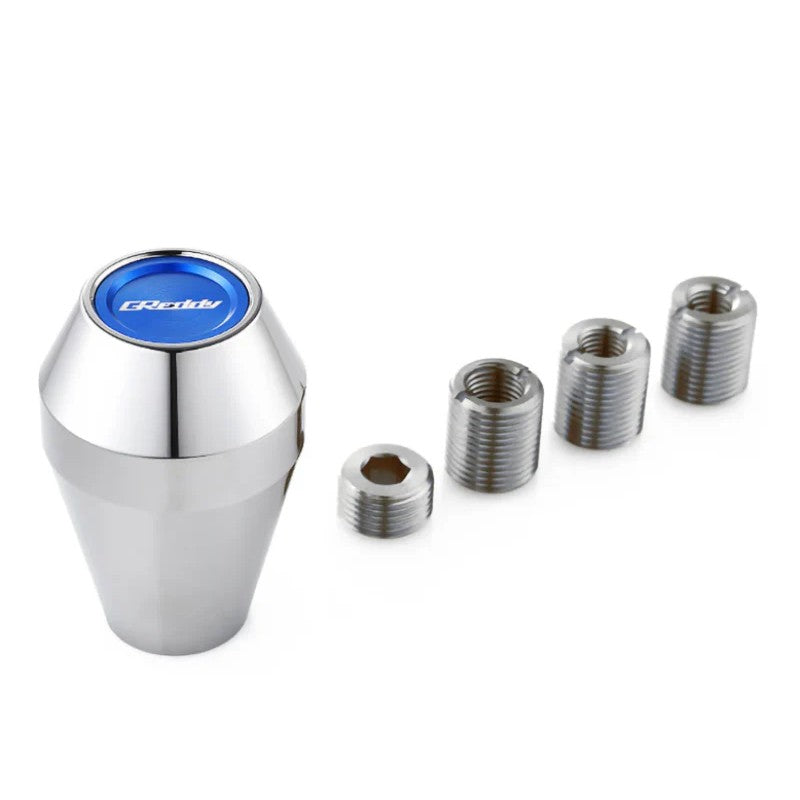 GReddy A01 High Type weighted metal shift knob for manual transmission vehicles.