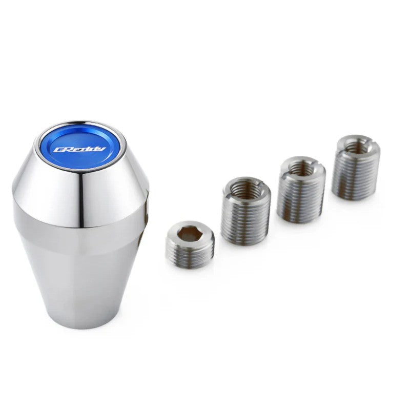 GReddy A02 Low Type shift knob with recessed base for reverse lockout lever compatibility