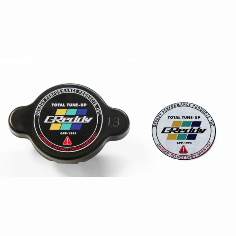 GReddy Type-S 1.3 kg/cm2 high-pressure radiator cap in black finish