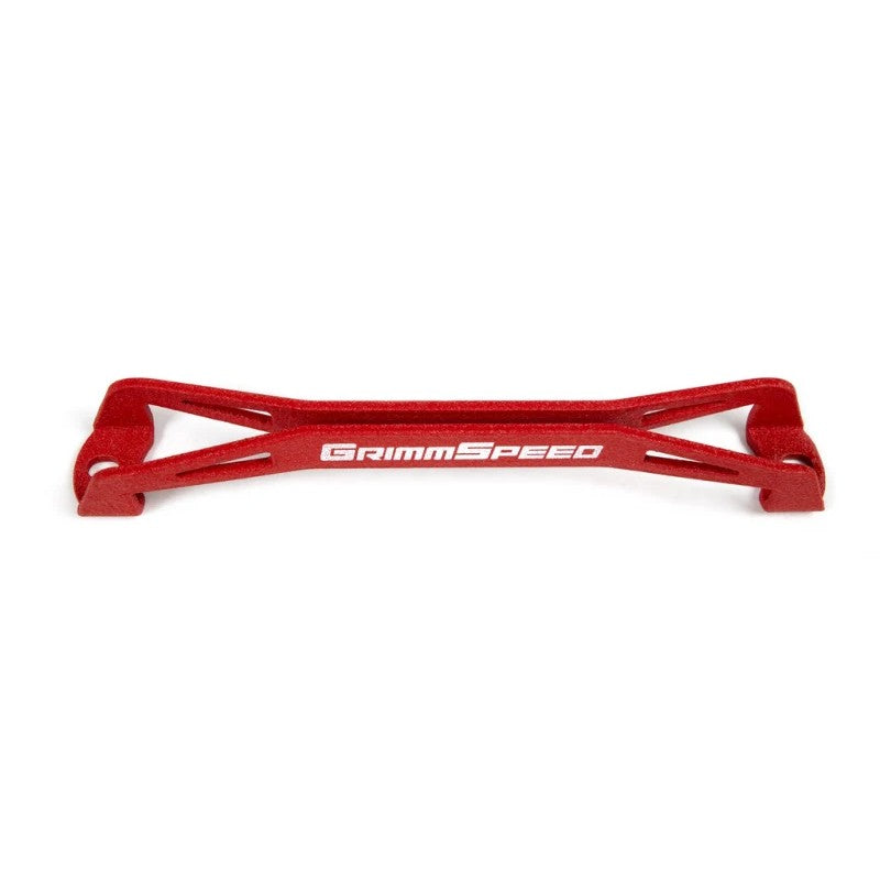 GrimmSpeed 08-18 Subaru WRX/STI Lightweight Battery Tie Down - Red