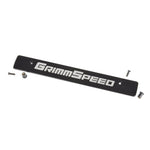 GrimmSpeed front license plate delete plate for 2015+ Subaru Impreza, WRX, and STI