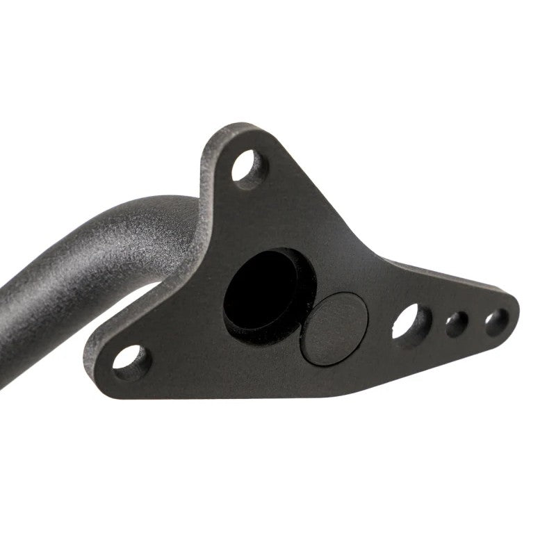 Black powder coated GrimmSpeed bumper bar for 2015-2021 Subaru WRX and STI.