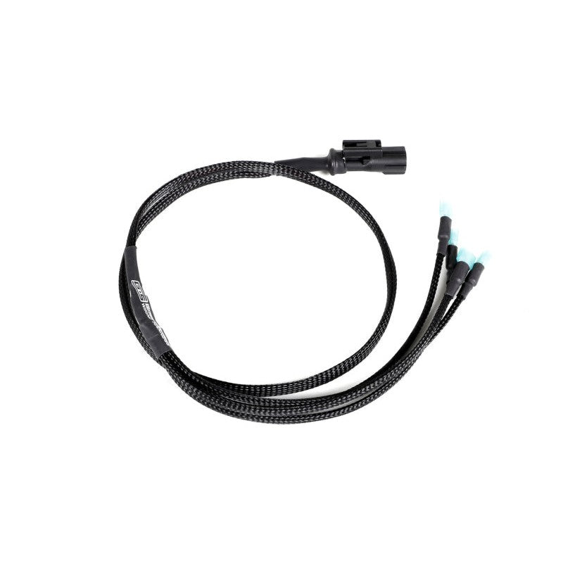 GrimmSpeed plug-and-play wiring harness with protective loom and connectors for dual Hella horns on a 2015+ Subaru WRX/STI.