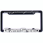 Set of two GrimmSpeed branded license plate frames.