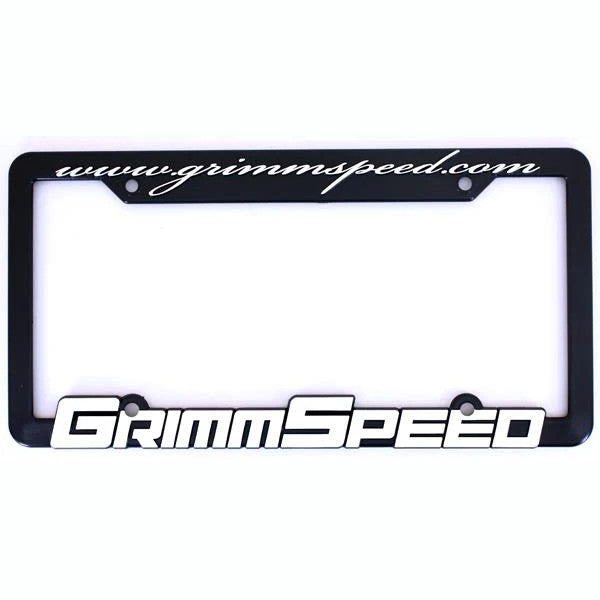 Set of two GrimmSpeed branded license plate frames.