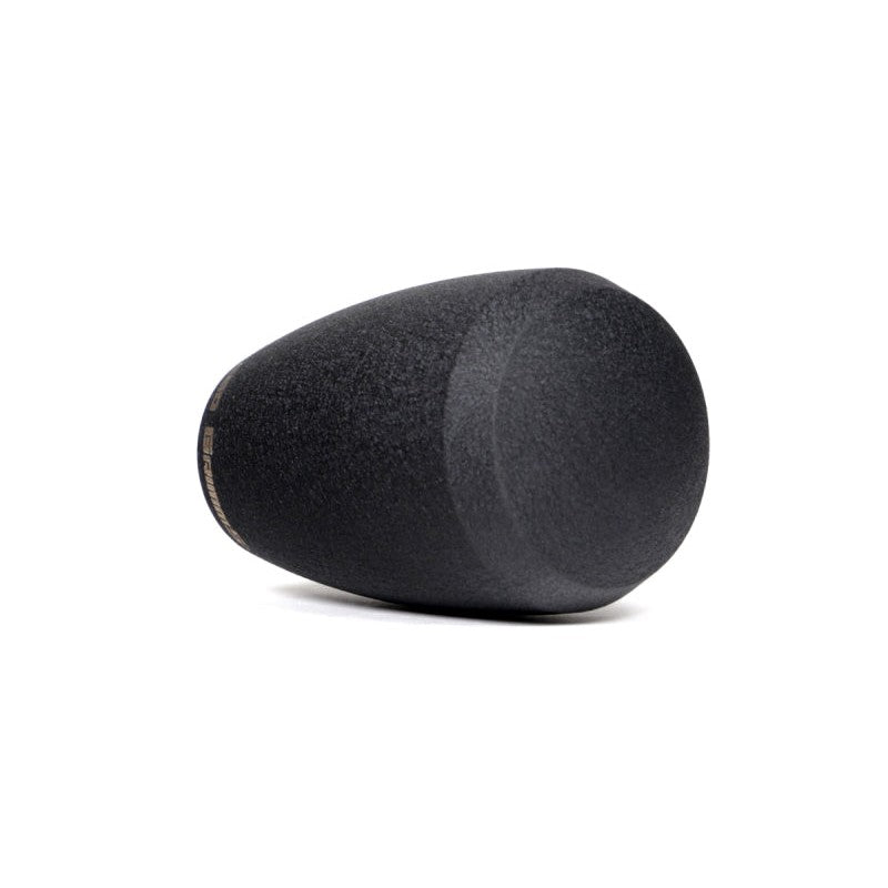 Black textured GrimmSpeed weighted stainless steel shift knob for Subaru 5-speed and 6-speed manual transmissions.