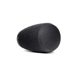 Weighted black stainless steel shift knob for Subaru 5-speed and 6-speed manual transmissions.