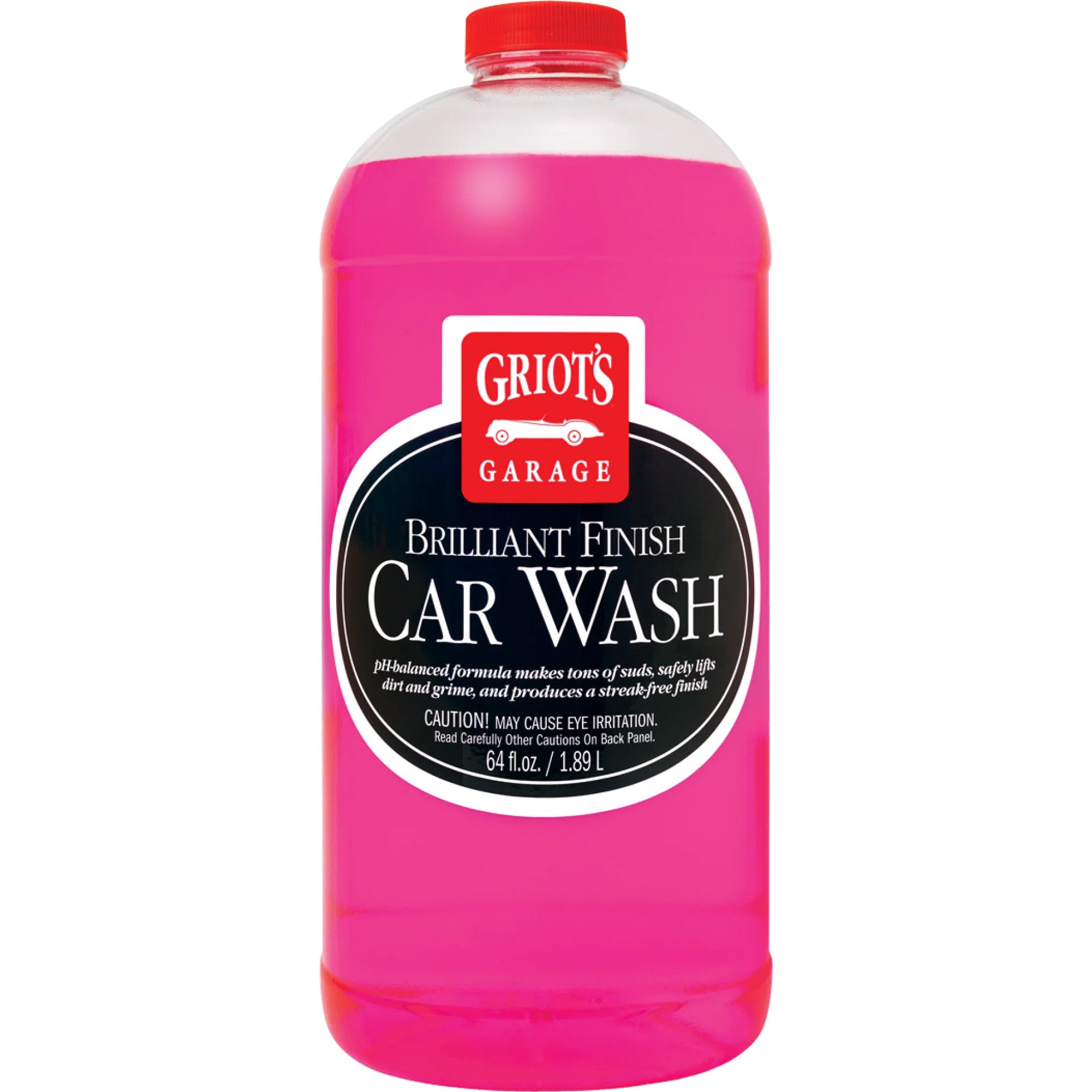 64-ounce bottle of Griot's Garage Brilliant Finish Car Wash concentrated car soap
