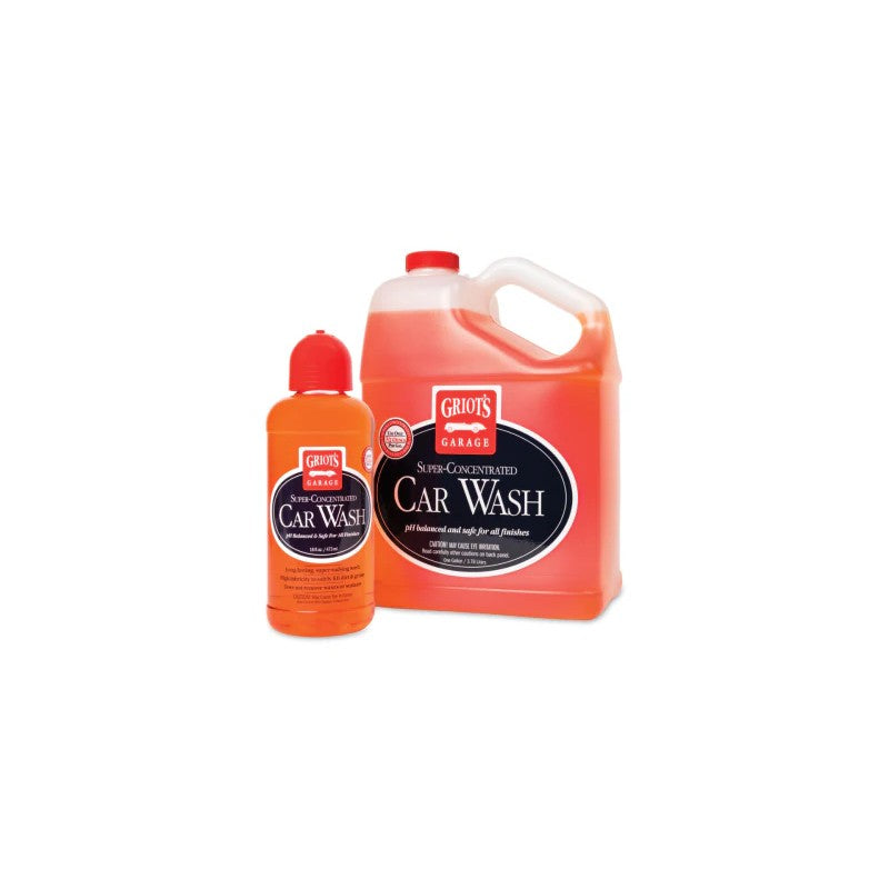 16oz bottle of pink Griot's Garage Car Wash concentrated liquid soap, manufacturer part number 11102.