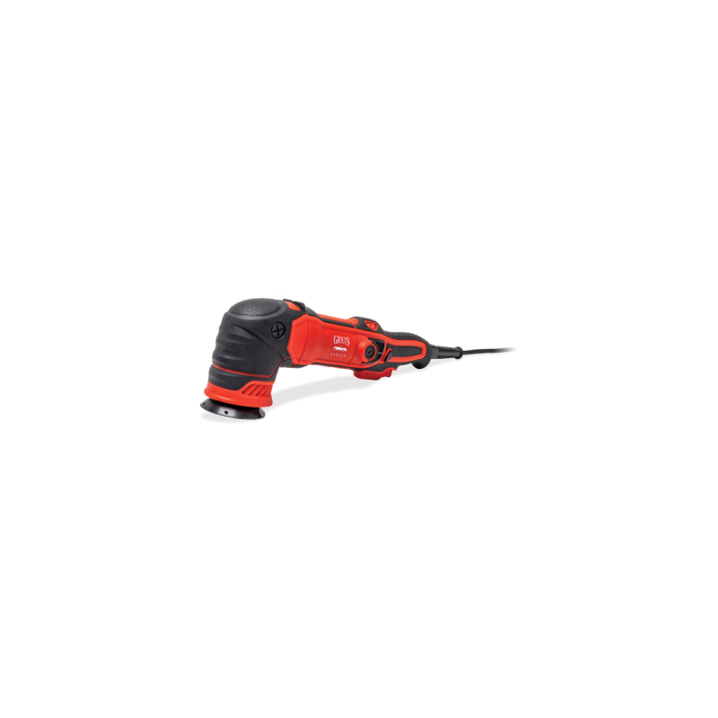 Griots Garage G8 Mini Random Orbital Polisher with ergonomic black handle and yellow motor housing