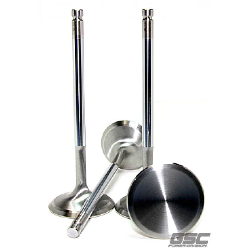 Set of ten chrome polished 28mm exhaust valves for Audi DAZA 2.5L TFSI engines