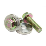 High-strength titanium bolts and washers for Honda B-series VTEC engines with aftermarket cam gears.