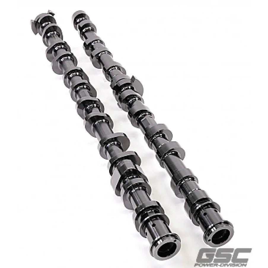 GSC P-D S3 billet camshaft set for B58 engines featuring 292/300 duration and intake trigger.