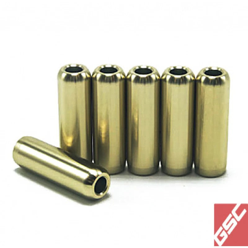 Set of 12 GSC Power-Division manganese bronze valve guides for Ford 3.5L EcoBoost engine.