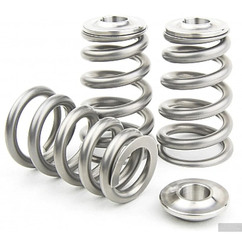 GSC Power-Division conical valve springs and lightweight titanium retainers for Ford 3.5L H.O. EcoBoost engines.