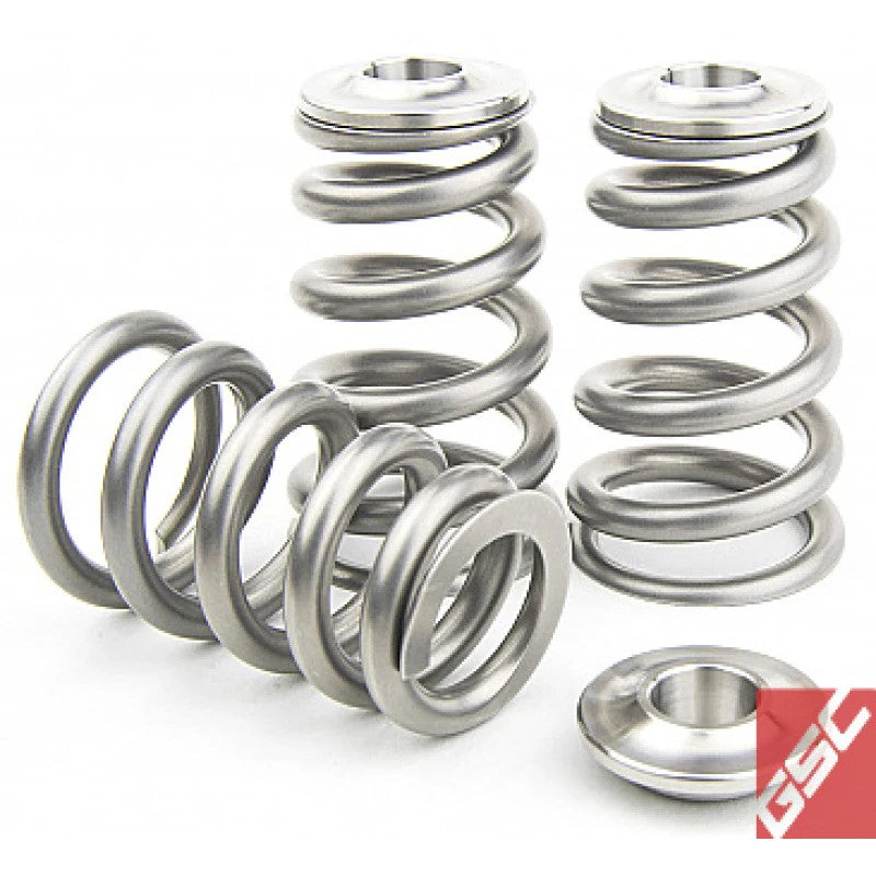 GSC Power-Division single conical valve springs and titanium retainers for Toyota 2JZ-GTE