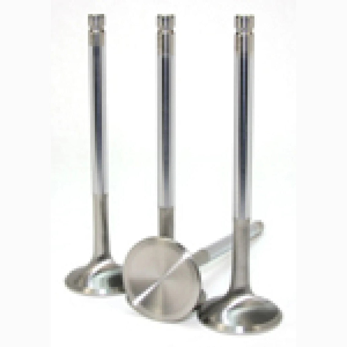 Set of eight GSC Power Division 30mm (+1mm) oversized chrome polished exhaust valves for Toyota 3S-GTE engines.