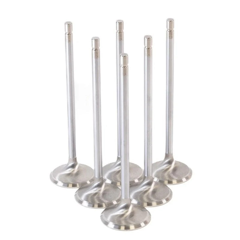 Six chrome polished GSC Power-Division intake valves for the Toyota G16E-GTS engine.
