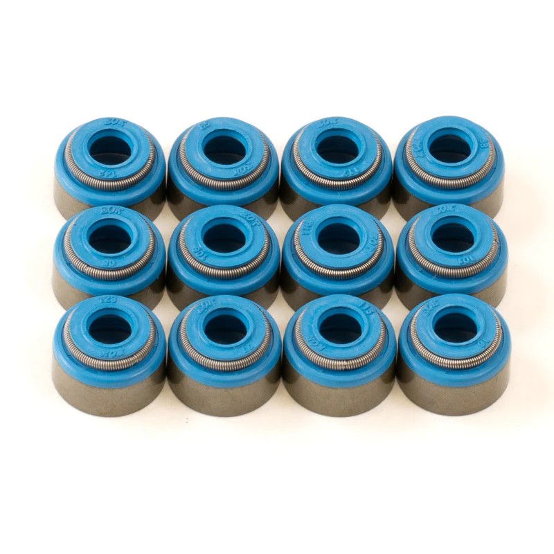 Set of 12 GSC Power-Division Viton 5.5mm valve stem seals for Toyota G16E-GTS engines