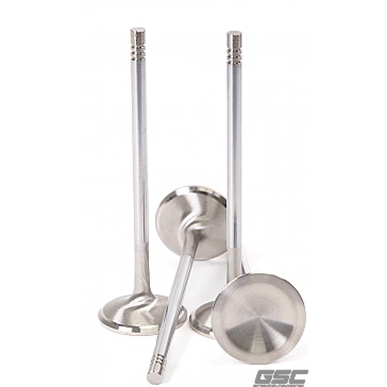 Single GSC Power-Division chrome polished 28.5mm exhaust valve for BMW S58 and B58 engines.