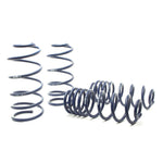 Four blue H&R Sport lowering springs for 2001-2005 Volkswagen Jetta MK4.