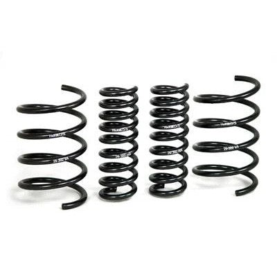 Set of four blue H&R Sport Springs for 2001-2006 Mercedes-Benz C-Class and CLK-Class models.