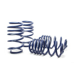 H&R blue powder-coated progressive rate sport springs for 2008-2015 Audi TT Quattro and TT RS Quattro.