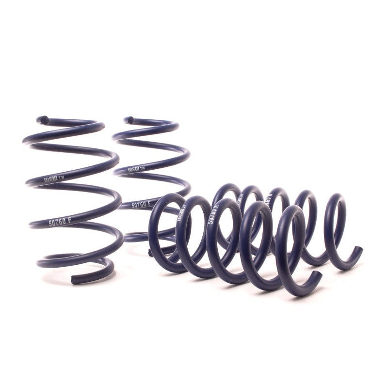 Blue H&R Sport Springs for 2007-2017 Buick Enclave, Chevrolet Traverse, and GMC Acadia