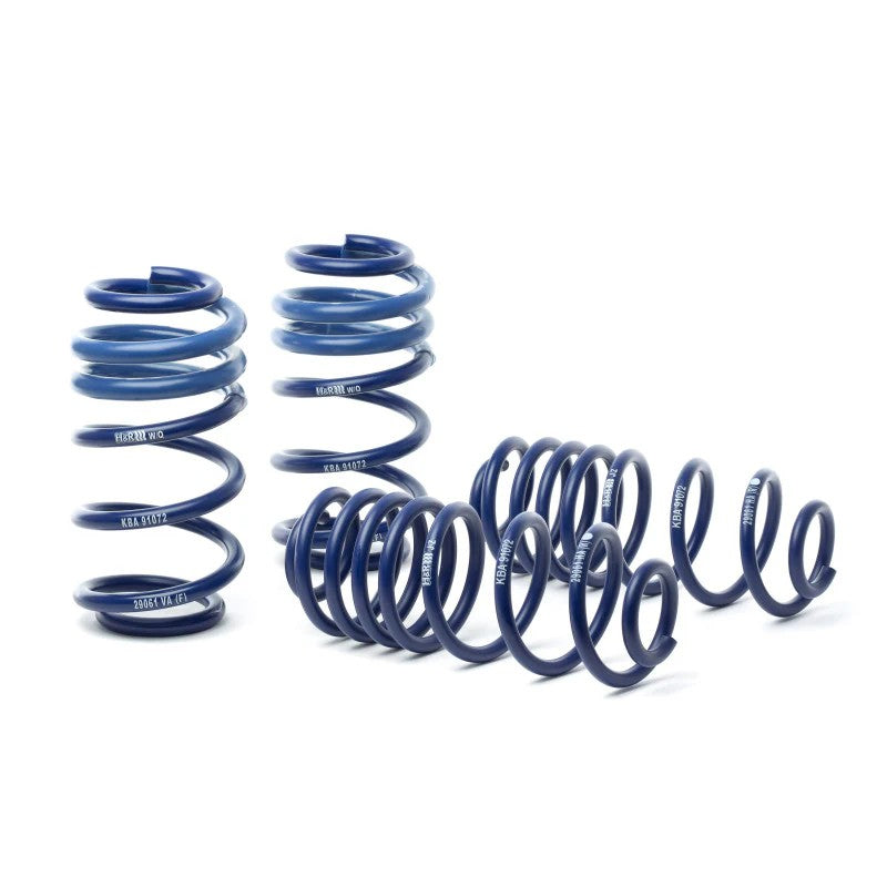 Set of grey H&R OE Sport lowering springs for 2009-2016 Audi A4 and S4 B8 chassis.