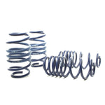Four blue H&R Super Sport lowering springs for 2010-2014 Volkswagen Golf MK6 Base and TDI.