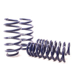 Set of four blue H&R Sport Springs for 2006-2020 Dodge Challenger and Charger