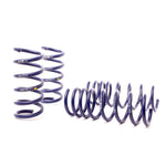 H&R Sport Spring lowering kit for 2011-2016 Volkswagen Touareg, blue finish steel coil springs.