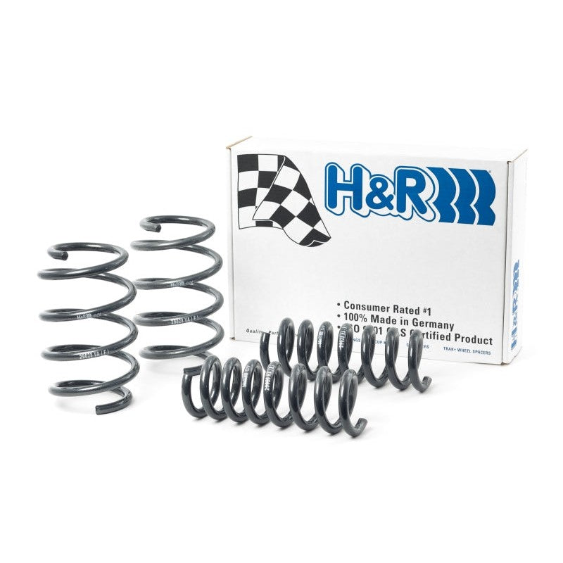 Set of four H&R Sport Springs in blue for 2008-2014 Mercedes-Benz C63 AMG