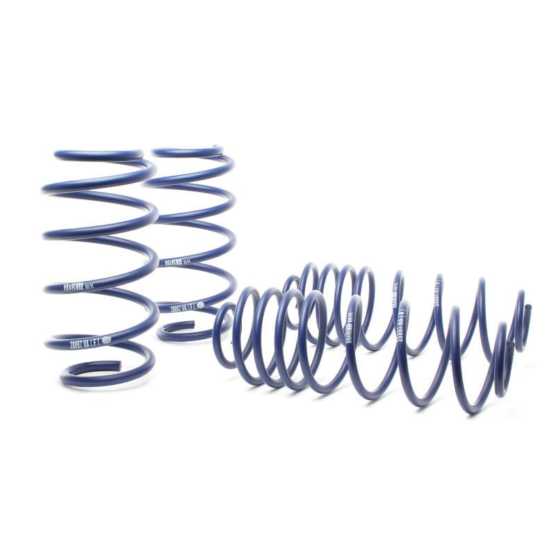 H&R Sport Spring lowering kit with blue powder-coated coils for 2012-2018 Volkswagen Beetle