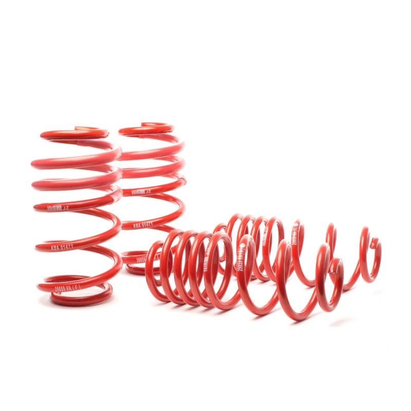 Blue H&R Sport Springs suspension kit for 2013-2015 Audi RS5.