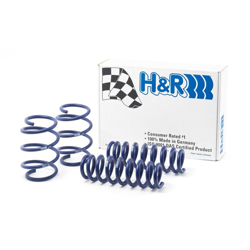 Set of four H&R Sport lowering springs for 2013-2020 BMW 3 Series and 4 Series xDrive models.