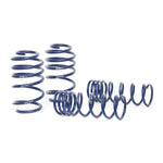 Set of four blue H&R Sport lowering springs for 2014-2018 Ford Focus models.