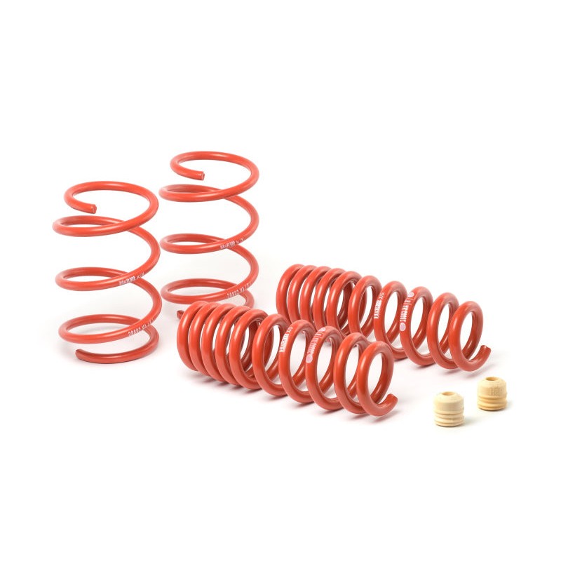 Blue H&R Sport Spring lowering kit for 2015-2020 BMW M4 Cabrio F83 models.