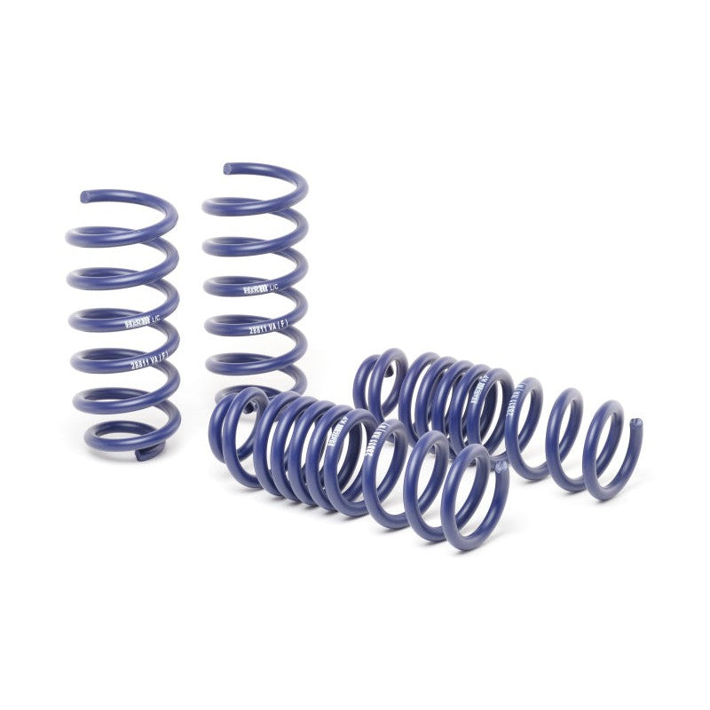 H&R Sport Spring kit for 2015-2020 Mercedes-Benz C300 W205, high-tensile 54SiCr6 steel lowering springs.