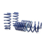 Set of four blue H&R Sport lowering springs for 2017-2019 Jaguar F-PACE AWD.