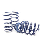 Four blue H&R Sport Springs for 2017-2020 Alfa Romeo Giulia 952 chassis