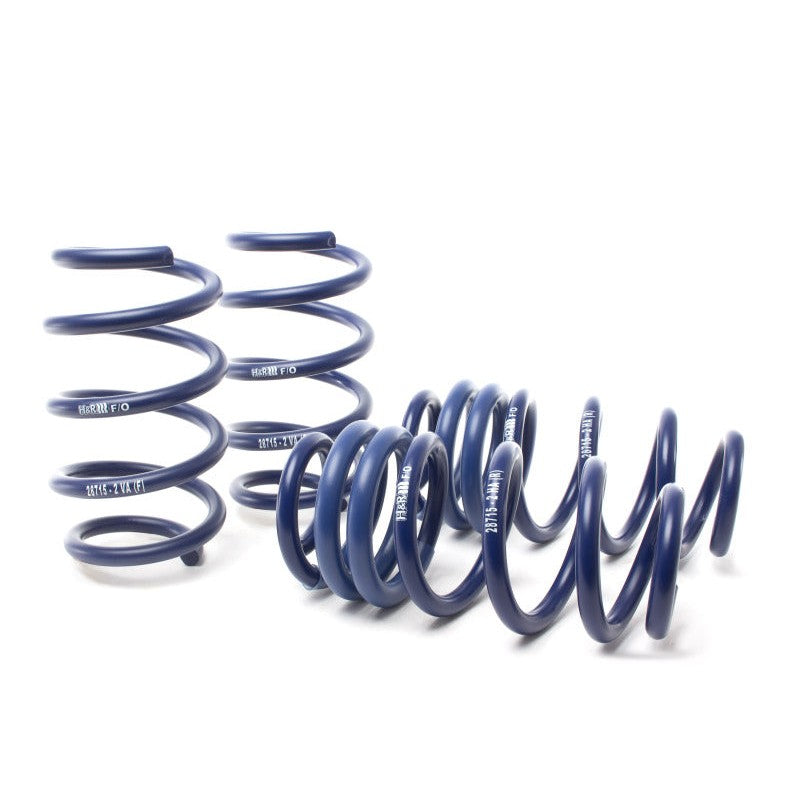 Set of blue H&R Sport lowering springs for 2017-2020 Alfa Romeo Giulia Quadrifoglio 2WD.
