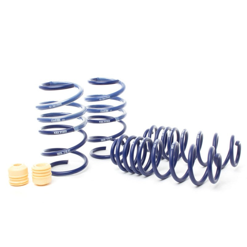 H&R Sport Spring lowering kit for the 2022 Volkswagen Golf GTI MK8 suspension system.