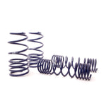 Set of four blue H&R Sport Springs for 1980-1984 Volkswagen Jetta, Rabbit, and Scirocco MK1 models.