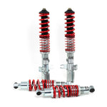 H&R RSS Coil Over suspension kit featuring fully threaded silver shock bodies and blue coil springs.