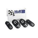 H&R Sport Spring kit for 1996-2001 Audi A4 Quattro B5 featuring shot-peened 54SiCr6 spring steel construction.
